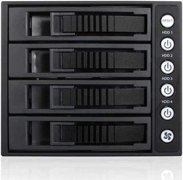 Alt view image 4 of 7 - iStarUSA BPU-340MS-BLACK Hot-swap Rack