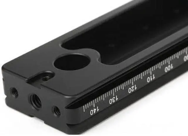 Alt view image 9 of 12 - SunwayFoto DPG-3016R 11.81x0.62" Multi-Purpose Rail with Double Arca Dovetails