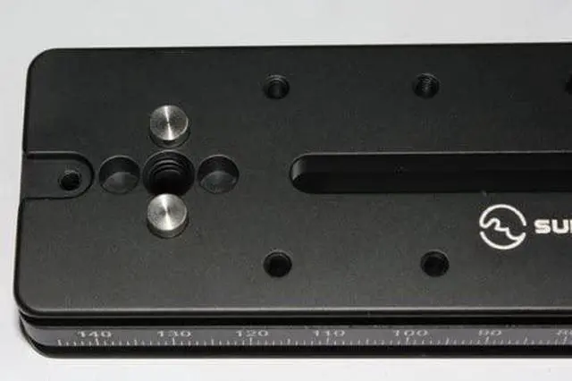 Alt view image 11 of 12 - SunwayFoto DPG-3016R 11.81x0.62" Multi-Purpose Rail with Double Arca Dovetails