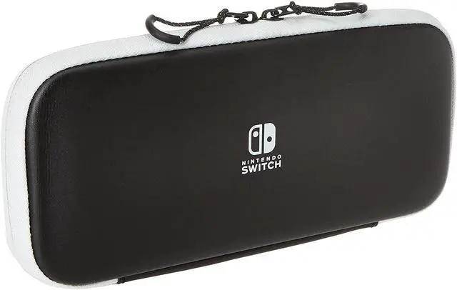 Alt view image 18 of 20 - Nintendo Switch Carrying Case & Screen Protector - Black and White