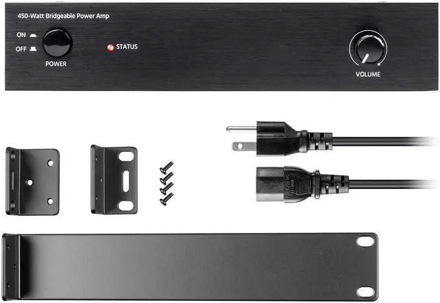 Alt view image 10 of 12 - Monoprice Unity Power Amplifier - Black | 450 Watt, Bridgeable, Class D, Stereo Speaker Output