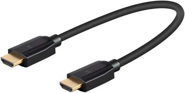Alt view image 4 of 10 - Monoprice Ultra 8K HDMI Cable - 1.5 Feet - Black | High Speed, 8k@60Hz, HDR, 48Gbps, eARC, Compatible with PS 5 / PS 5 Digital Edition / Xbox Series X & S and More - DynamicView Series
