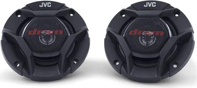 Alt view image 14 of 20 - JVC 4" DRVN CS-DR421 220W Peak (35W RMS) 4" 2-way DRVN Series Coaxial Factory Upgrade Car Speakers (Pair)
