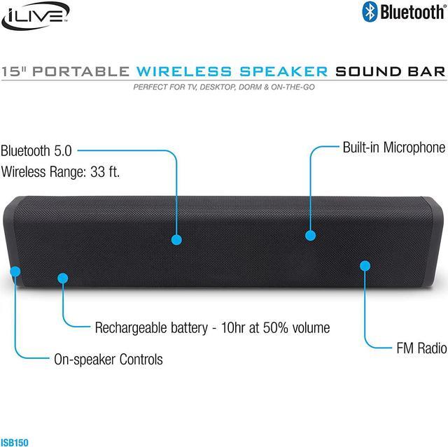 Alt view image 8 of 11 - ILIVE 15in PORT BLTH 5.0 SPKR SOUND BAR