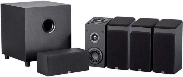 Alt view image 7 of 13 - Monoprice Premium 5.1.4-Ch. Immersive Home Theater System - Black With 8 Inch 200 Watt Subwoofer