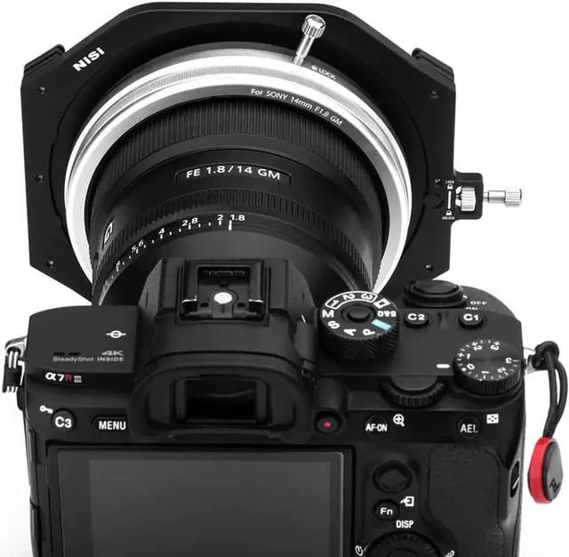 Alt view image 8 of 13 - NiSi 100mm Filter Holder for Sony FE 14mm f/1.8 GM Lens #NIP-100-SONY14