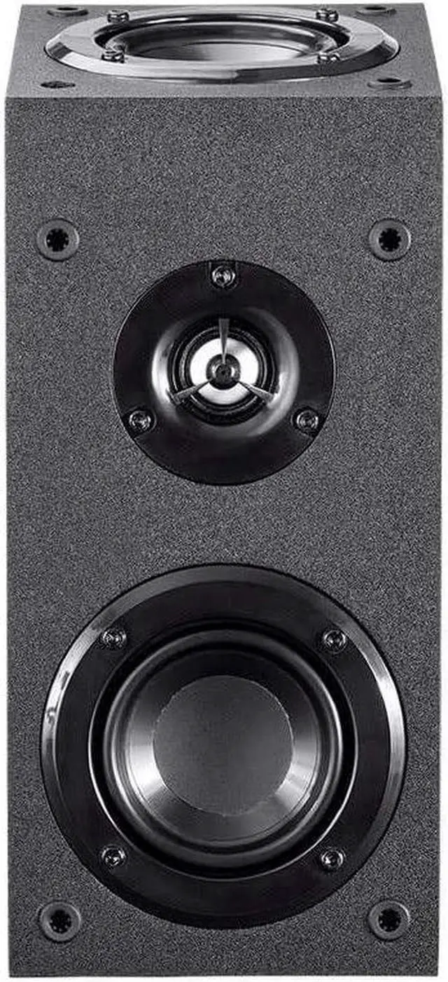 Alt view image 9 of 13 - Monoprice Premium Immersive Satellite Speakers - Black (Pair) With 3Inch woofer, 3/4Inch Aluminum Dome & 100 Watt Input Power