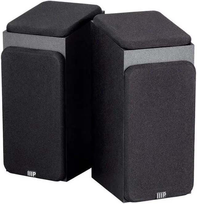 Alt view image 11 of 13 - Monoprice Premium Immersive Satellite Speakers - Black (Pair) With 3Inch woofer, 3/4Inch Aluminum Dome & 100 Watt Input Power