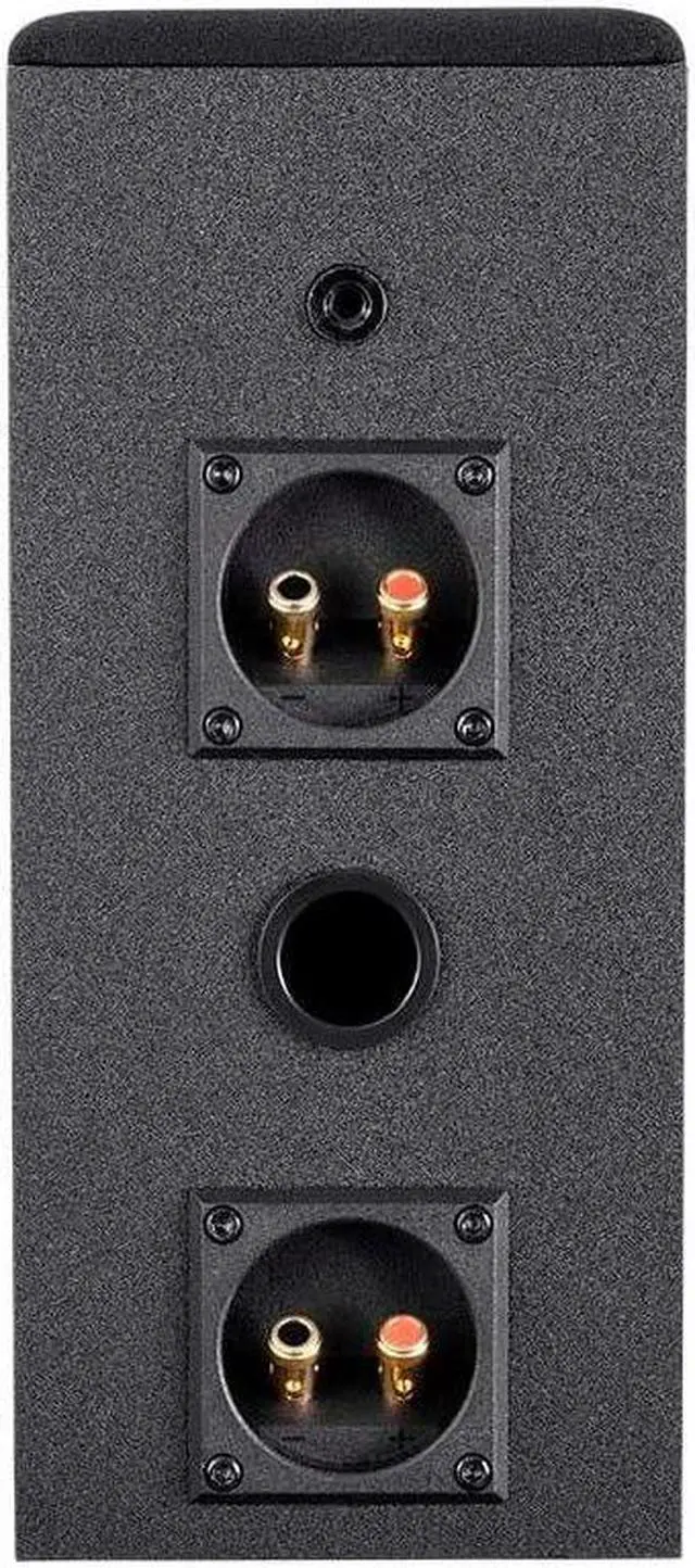Alt view image 12 of 13 - Monoprice Premium Immersive Satellite Speakers - Black (Pair) With 3Inch woofer, 3/4Inch Aluminum Dome & 100 Watt Input Power