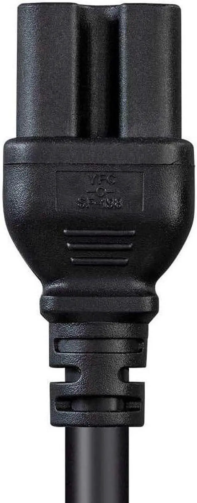 Alt view image 13 of 15 - Monoprice Heavy Duty Power Cable - 6 Feet - Black | IEC 60320 C14 to IEC 60320 C15, 14AWG, 15A, SJT, 100-250V