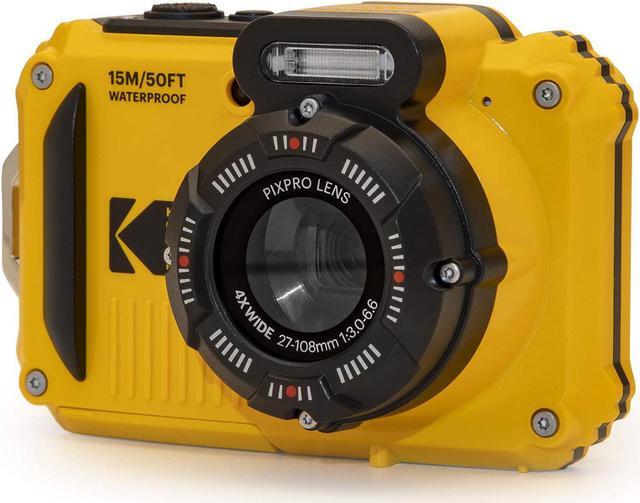 Alt view image 10 of 20 - KODAK PIXPRO WPZ2 Rugged Waterproof Shockproof Dustproof WiFi Digital Camera 16MP 4X Optical Zoom 1080P Full HD Video Vlogging Camera 2.7" LCD (Yellow)