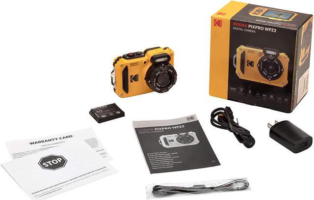 Alt view image 14 of 20 - KODAK PIXPRO WPZ2 Rugged Waterproof Shockproof Dustproof WiFi Digital Camera 16MP 4X Optical Zoom 1080P Full HD Video Vlogging Camera 2.7" LCD (Yellow)