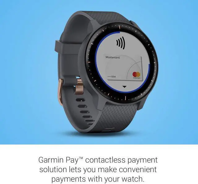 Alt view image 12 of 15 - Garmin 010-01985-31 Vivoactive3 Gps Smtwtch Blugld