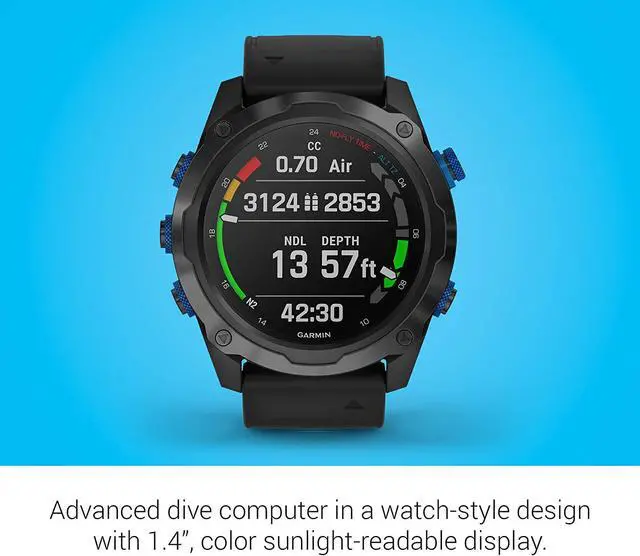 Alt view image 10 of 13 - Garmin Descent MK2i Titanium Computer