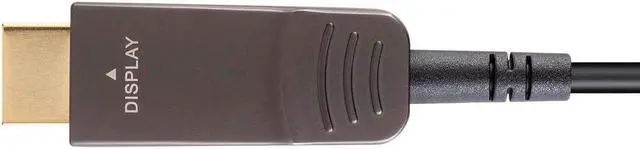 Alt view image 10 of 13 - Monoprice DisplayPort to HDTV Cable - 50 Feet, 4K@60Hz, AOC, Transmits Up To 100 Feet, Ultra Slim Design, Dynamic HDR - SlimRun AV Series