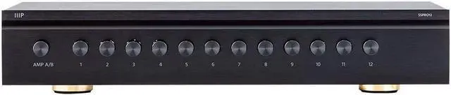 Alt view image 5 of 8 - Monoprice SS-Pro 12 High Power Dual Source 300 Watt Peak 12 Pair Impedance Matching Speaker Selector