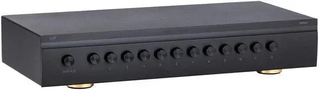 Alt view image 7 of 8 - Monoprice SS-Pro 12 High Power Dual Source 300 Watt Peak 12 Pair Impedance Matching Speaker Selector
