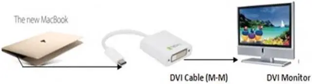 Alt view image 6 of 7 - USB 3.1 to DVI F Converter cable