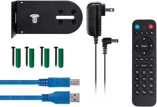 Alt view image 13 of 14 - Monoprice PTZ Conference Camera, Pan and Tilt with Remote, 1080p Webcam, USB 3.0, 3x Optical Zoom, For Small Meeting Rooms - Workstream Collection