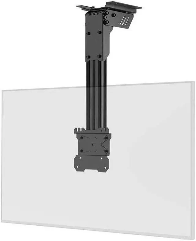 Alt view image 9 of 14 - Monoprice Folding Ceiling TV Mount For TVs 10in to 40in, Max Weight 66lbs., Max Extension 15.7in, VESA Patterns up to 100x100 - Commercial Series