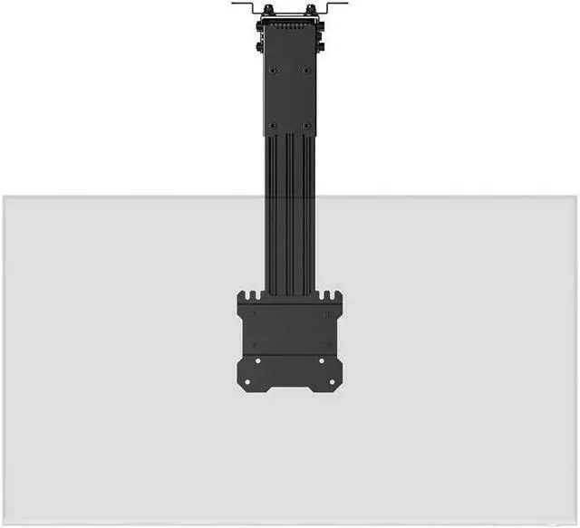 Alt view image 11 of 14 - Monoprice Folding Ceiling TV Mount For TVs 10in to 40in, Max Weight 66lbs., Max Extension 15.7in, VESA Patterns up to 100x100 - Commercial Series