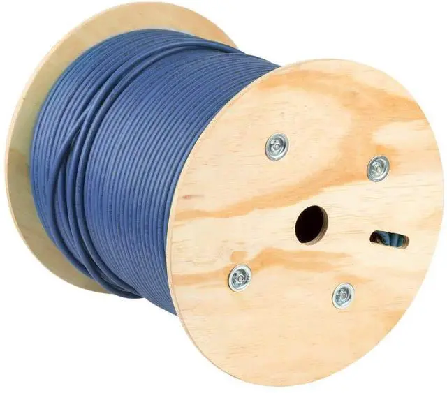 Alt view image 8 of 14 - Monoprice Cat6A Ethernet Bulk Cable - 500 Feet - Blue, Solid - 550MHz, F/UTP, -CMR, Riser Rated - Pure Bare Copper Wire, -10G, 23AWG - RoHS (UL) (TAA)  13072