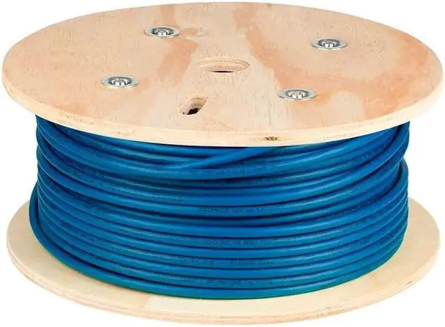 Alt view image 11 of 20 - Monoprice Cat8 Network Cable - 250 Feet Bulk - Blue | 2GHz, S/FTP Shielded, Solid, 22AWG, 40G, Bare Copper, For Ethernet Switch, Modem, Router - Entegrade Series