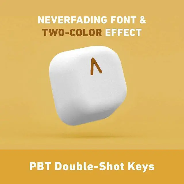 Alt view image 11 of 20 - AZIO IZO Wireless Bluetooth Mechanical Keyboard White Blossom