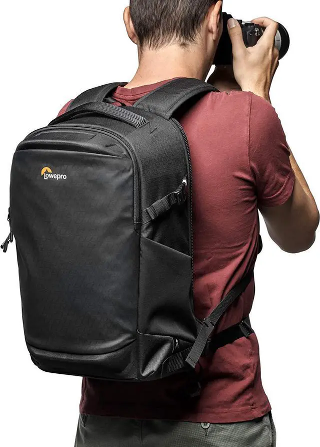 Alt view image 13 of 20 - lowepro flipside bp 300 aw iii mirrorless and dslr camera backpack - black - with rear access - with side access - with adjustable dividers - for mirrorless like sony ?7 - lp37350-