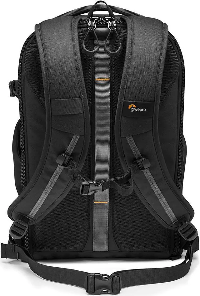 Alt view image 10 of 20 - lowepro flipside bp 300 aw iii mirrorless and dslr camera backpack - black - with rear access - with side access - with adjustable dividers - for mirrorless like sony ?7 - lp37350-