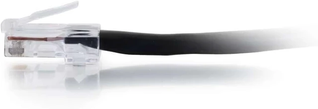 Alt view image 3 of 3 - C2G 04125 Cat6 Cable - Non-Booted Unshielded Ethernet Network Patch Cable, Black (100 Feet, 30.48 Meters)