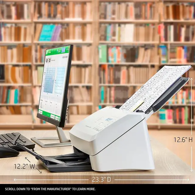 Alt view image 20 of 20 - HP Scanjet Enterprise Flow 7000 s3 Sheetfed OCR Scanner 600dpi