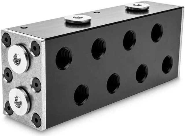 Alt view image 7 of 12 - EKWB EK-Pro Manifold 2CPU 2GPU, Acetal