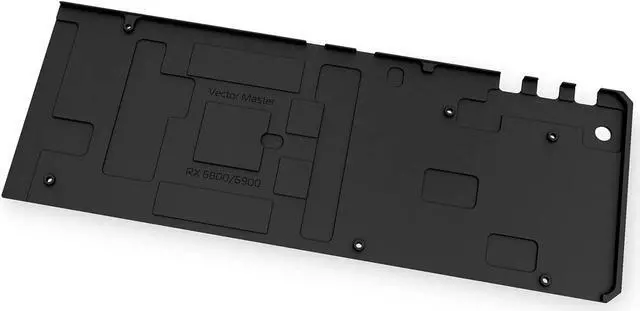 Alt view image 3 of 4 - EKWB QUANTUM VECTOR MASTER RX 6800XT/6900XT BACKPLATE - BLACK