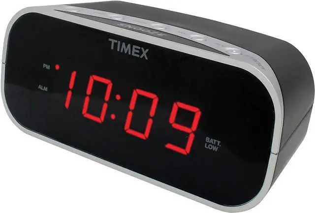 Alt view image 3 of 3 - Timex Alarm Clock Black