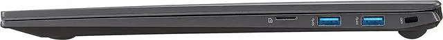 Alt view image 10 of 20 - LG Gram 16Z90P - 16" WGXGA (2560x1600) Ultra-Lightweight Laptop, Intel evo with 11th gen CORE i7 1165G7 CPU , 16GB RAM, 256GB SSD, Alexa Built-in, 19.5 Hours Battery, Thunderbolt 4, Black - 2021