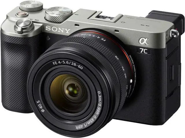 Alt view image 4 of 19 - Sony Alpha 7C Full-Frame Compact Mirrorless Camera Kit - Silver (ILCE7CL/S)