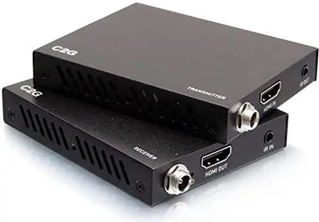 Alt view image 2 of 7 - C2G HDMI over Cat5/Cat6 Extender Box Transmitter to Receiver up to 164' C2G60220