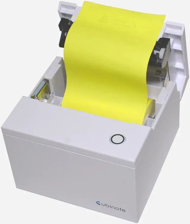 Alt view image 7 of 13 - Cubinote Pro Thermal Printer | Inkless Sticky Note Printer | Wi-Fi and Bluetooth Mode | Compatible With iPhone And Android - WHITE