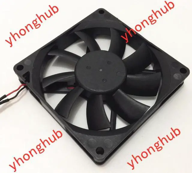 Alt view image 2 of 4 - COFAN F-8015H12B Server Cooling Fan DC 12V 0.35A 80x80x15mm 2-wire
