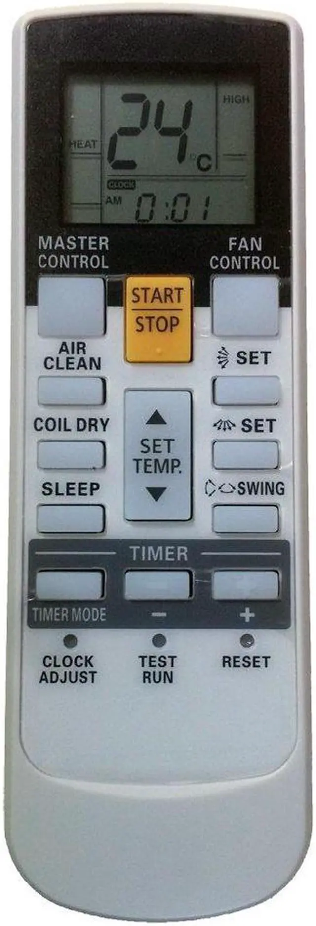 Main image of Remote Control Repalcement for Fujitsu AR-RY10 AR-RY7 AR-SY3 Air Conditioner