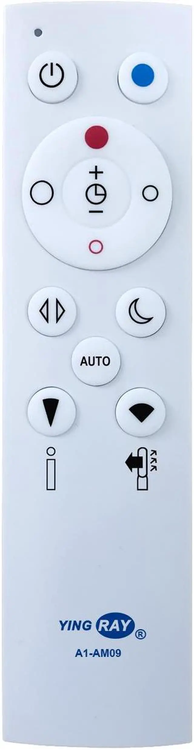 Alt view image 2 of 7 - (A1-AM09) Replacement DYSON Fan Heater Remote Control 966538-01 966538-04 for DYSON Hot+Cool Jet Focus AM09