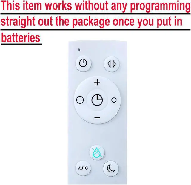 Alt view image 3 of 7 - B3-DP01/03(TP02/03) Replacement Remote Control for Dyson TP02 TP03 Pure Cool Link Tower Air Purifier Fan