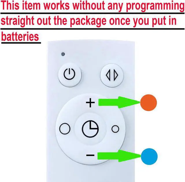 Alt view image 3 of 7 - (B1-AM04/05) Replacement Dyson Fan Heater Remote Control 922662-06 922662-07 922662-08 922662-09 for Dyson AM04 AM05 Hot+Cool Fan Heater