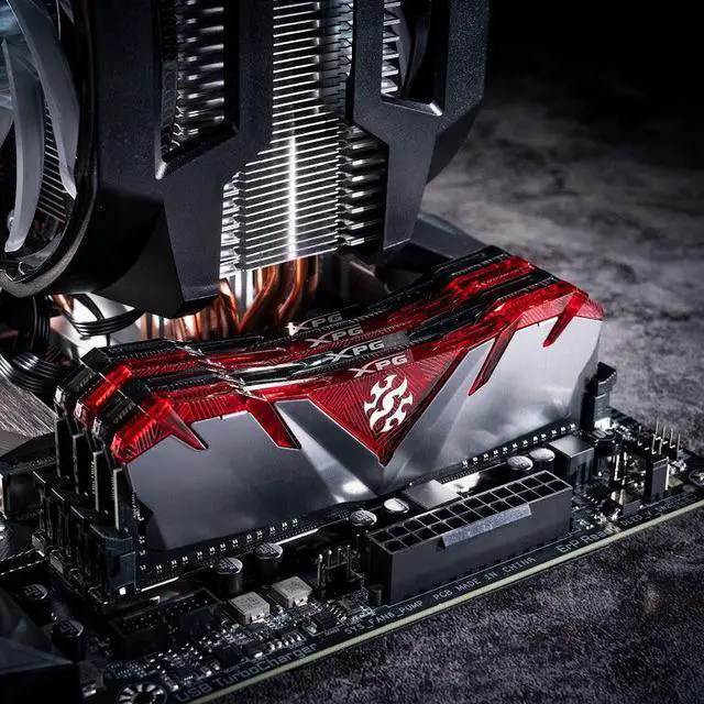 Alt view image 5 of 9 - XPG GAMMIX D30 Desktop Memory: 16GB (2x8GB) DDR4 3200MHz CL16-20-20 | UDIMM Red - 2PK | RAM Upgrade | Intel X299 Compatible