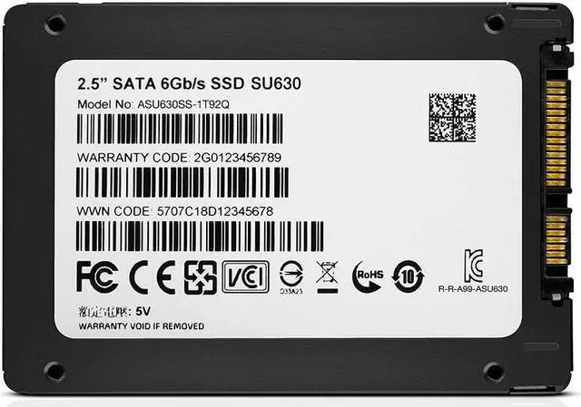 Alt view image 6 of 16 - ADATA Ultimate Series: SU630 1.92TB Internal SATA Solid State Drive
