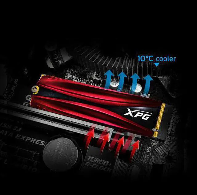 Alt view image 8 of 8 - XPG GAMMIX Gaming SSD S11 Pro Series: 1TB Internal PCIe Gen3x4 M.2 2280 (NVMe)