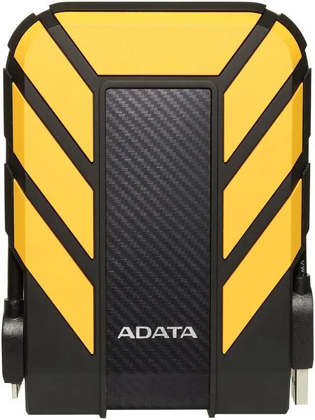 Alt view image 2 of 7 - ADATA Durable Series HD710: 2TB Yellow External USB 3.1 Portable Hard Drive Gaming Console Compatible