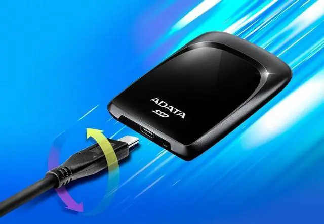 Alt view image 7 of 7 - ADATA Entry SC680 Series: 480GB Black External SSD USB 3.1 Gaming Console Ready