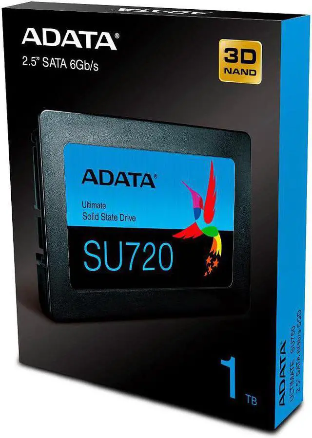 Alt view image 8 of 9 - ADATA Ultimate Series: SU720 1TB Internal SATA III 3D NAND 2.5" Solid State Drive